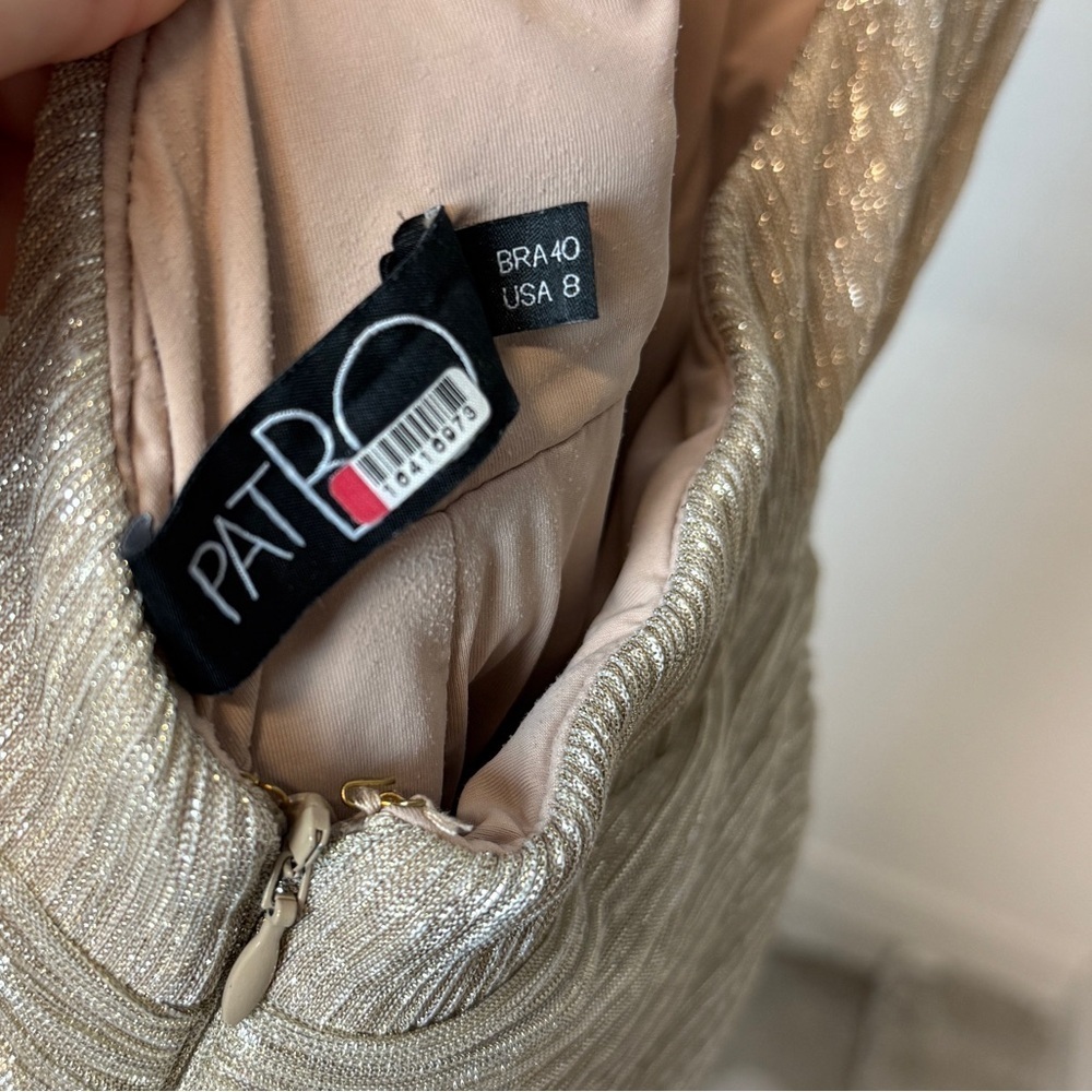 PatBO Lurex Draped Maxi Dress - Picture 12 of 12